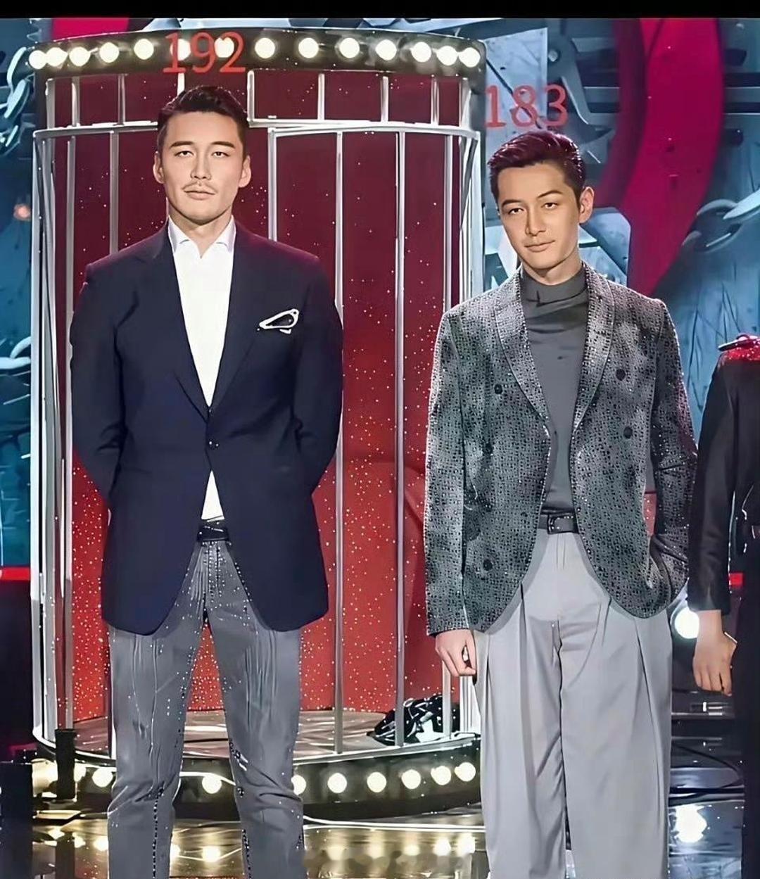 只能说身高在颜值面前不值一提