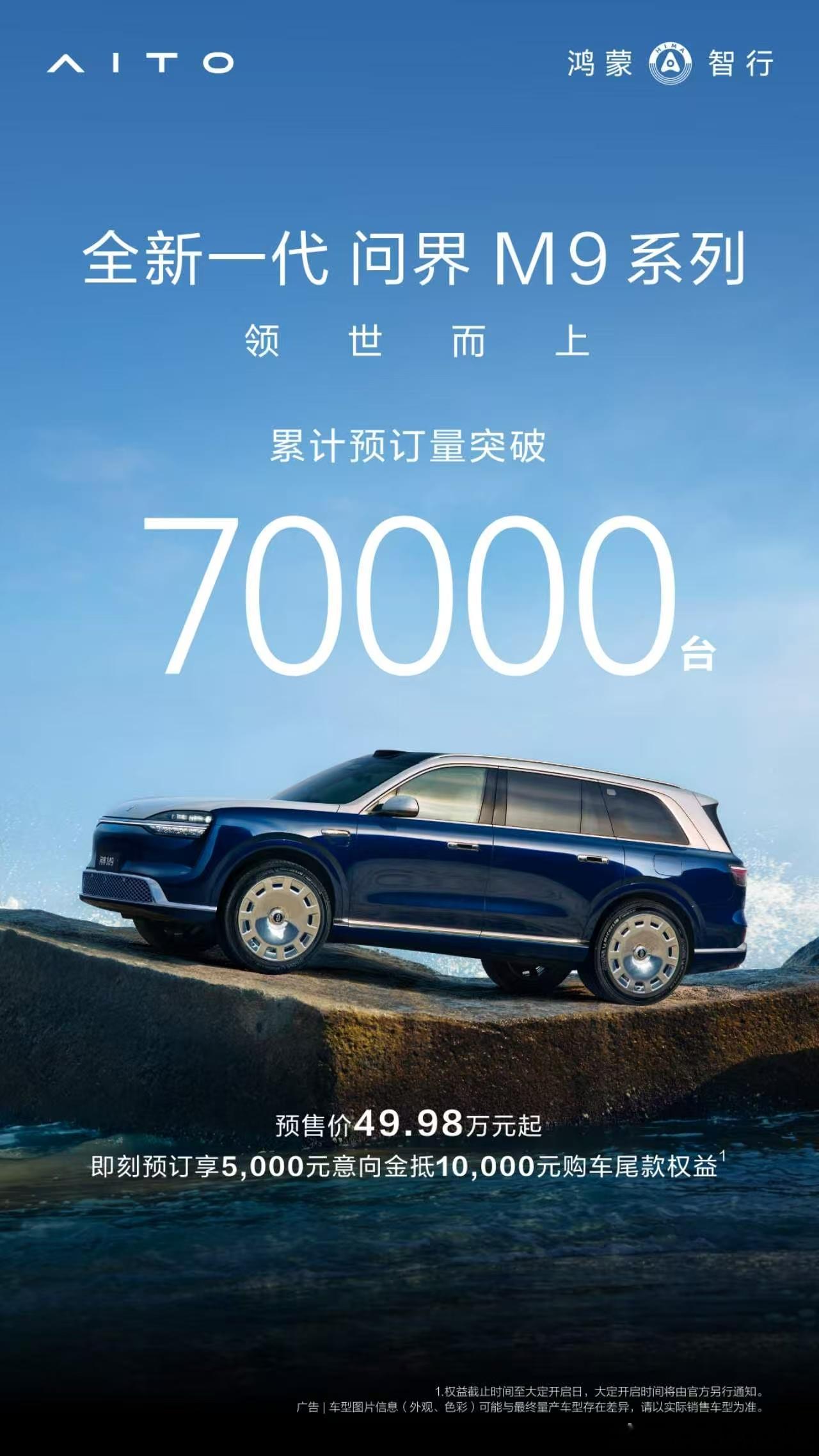 对于全新问界M9的预期，整理下自己的看法：价格权益预售价减1万属于市场正常预期选