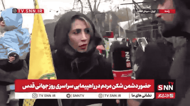 嘴硬还是众志成城？伊朗女子对镜头说我们绝不投降，祝愿穆杰塔巴·哈梅内伊身体健康！