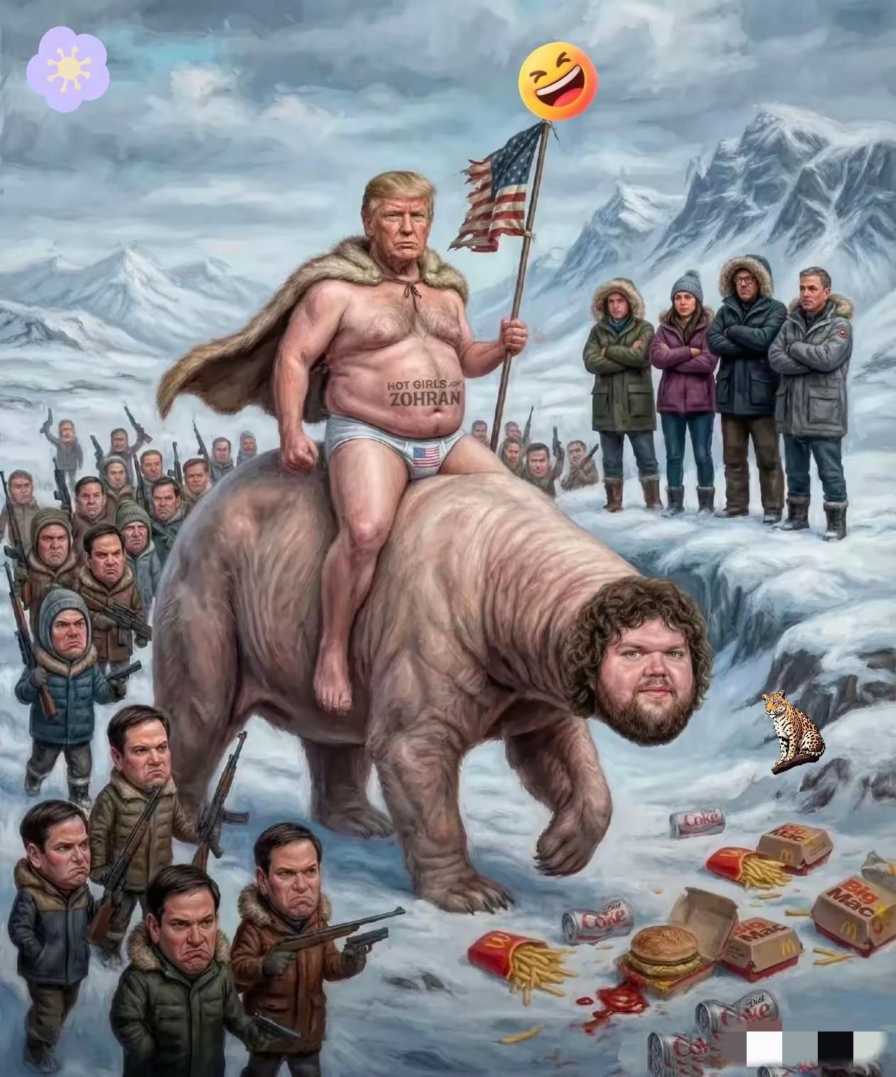 丹麦首相现在可能有点头疼。她大概没料到，特朗普会再次提出要买下整个格陵兰