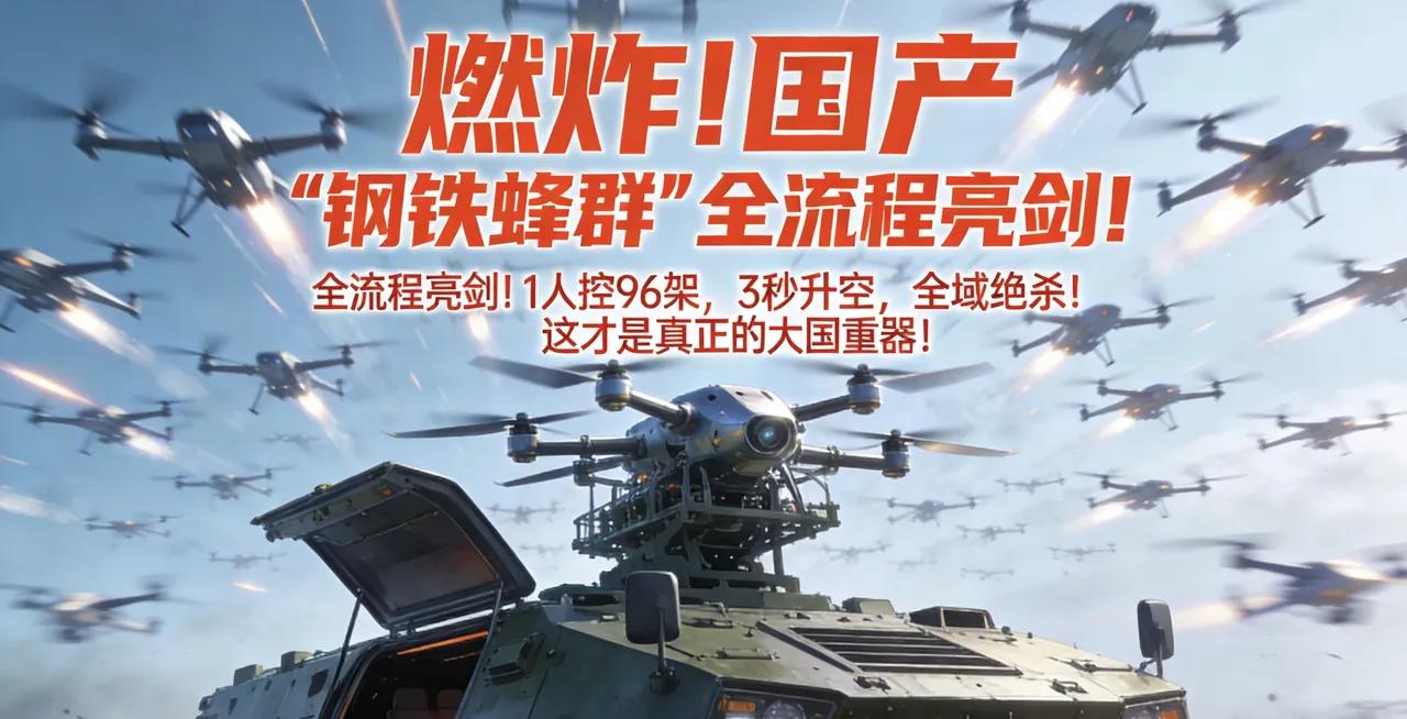 不是科幻！央视公开中国“钢铁蜂群”实战画面2026年3月25日，央视军事首度全