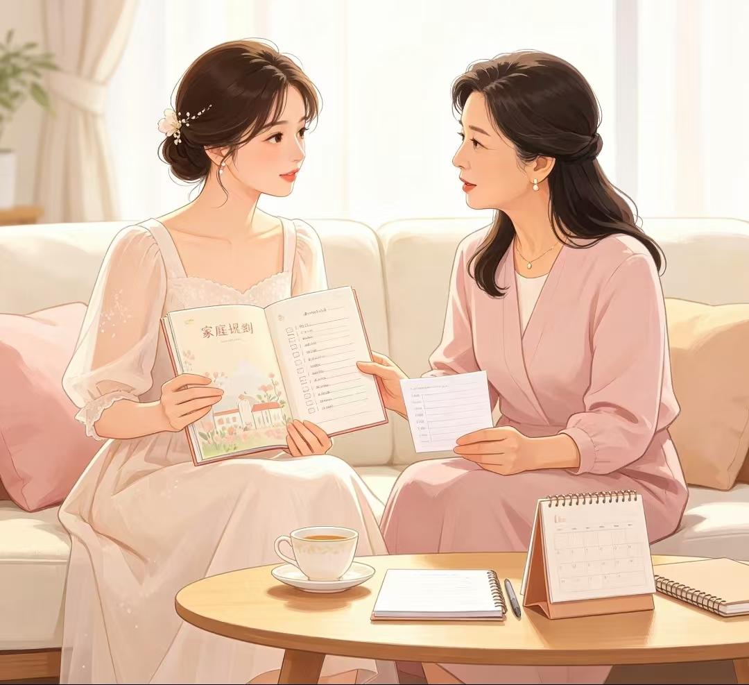 我姑子是个拎得清的人，她女儿刚结婚，就跟她摊牌了。姑子对她女儿说：“你已经成