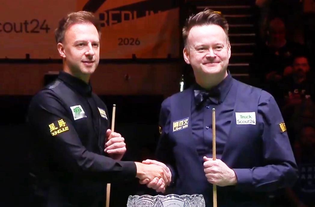 特鲁姆普单杆破百，10-4击败墨菲，第四次夺得德国大师赛冠军！  2026