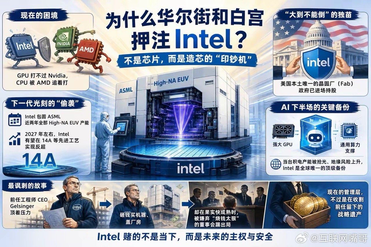 很多人看不懂，Intel的GPU打不过Nvidia，CPU被AMD追着打，为什么