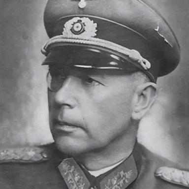 ☁1944年，6万德军被50万苏军包围。苏军派人劝降，施特默尔曼上将说：“