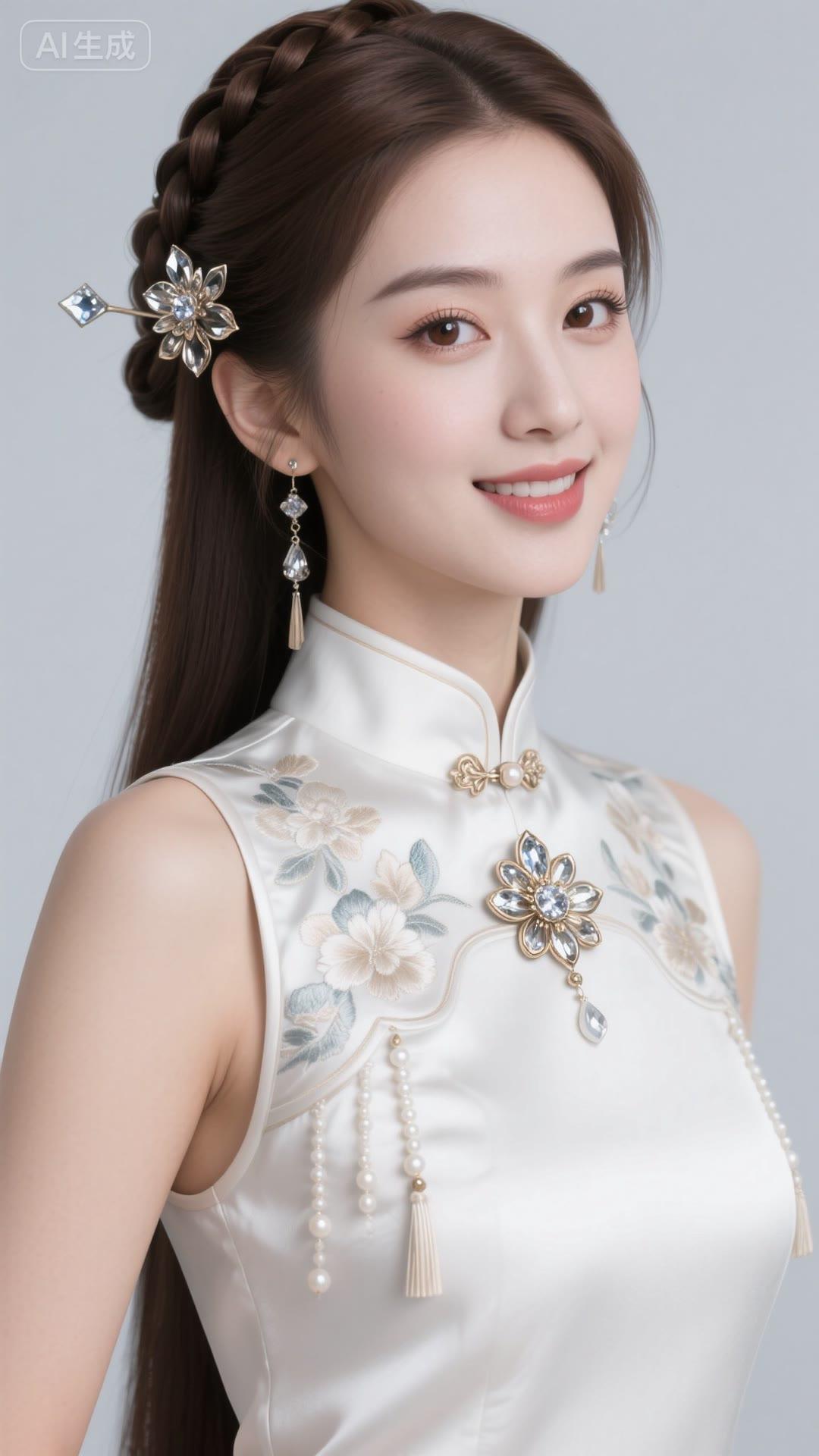 优雅旗袍秀，花式耳饰点缀，尽显东方韵味！