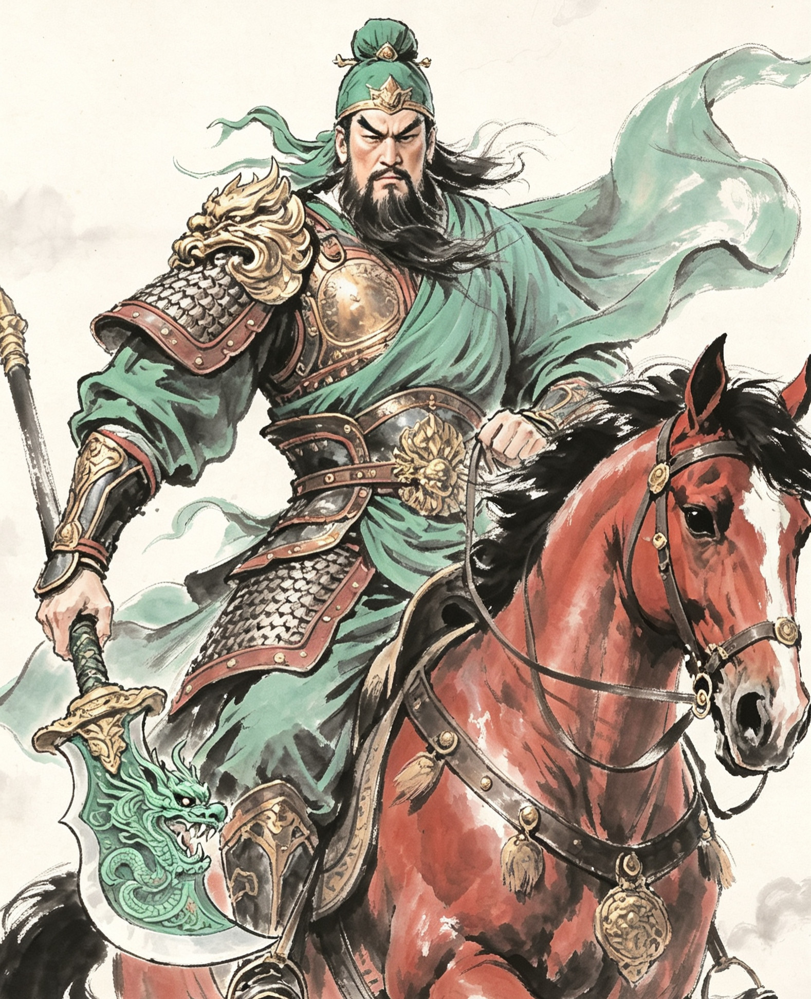 【中国历代名将】三国蜀汉名将关羽：正史中不过千余字的记载，却在死后一千八百年间从“万人敌”一路封神，