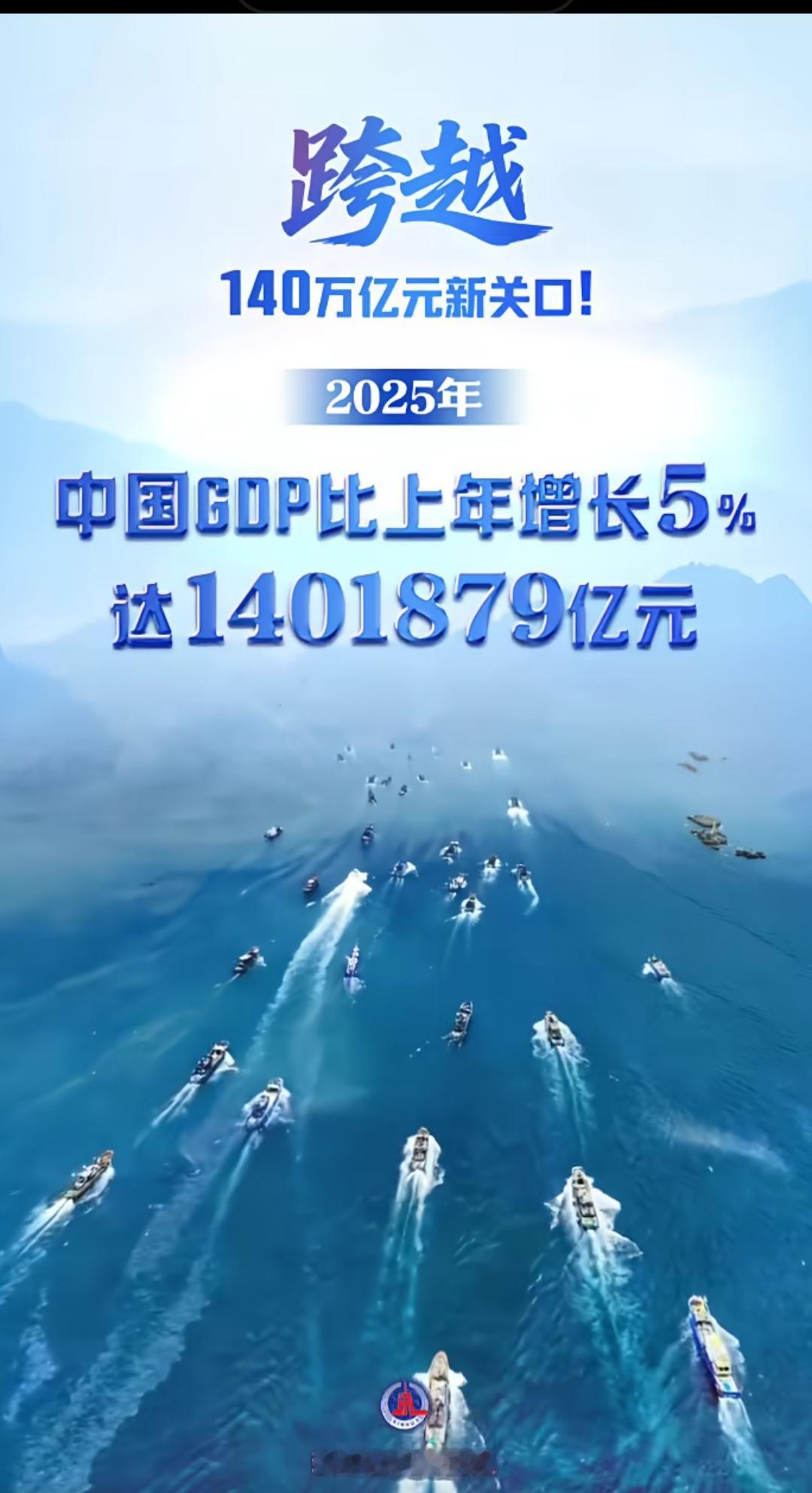 就在刚刚，令人振奋的好消息来了！国家统计局发布，经过初步核算，2025年全年国