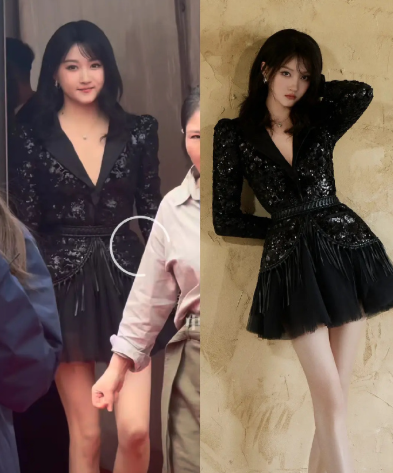华表奖红毯女明星精修图和生图，怎么觉得她们都穿得很保守。这里面就杨超越生图和精修