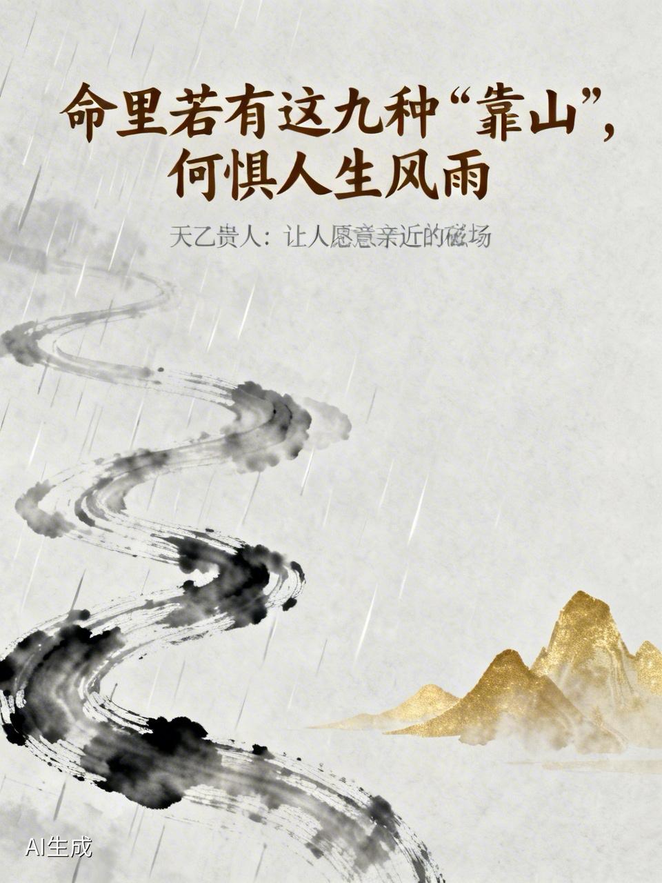 命里若有这九种“靠山”，何惧人生风雨在这个充满不确定性的时代，我们总在寻找一