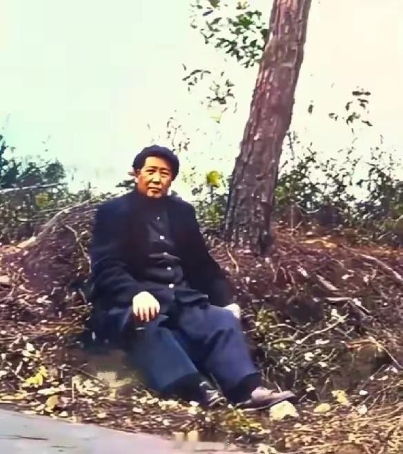 席地而坐！走累了，休息会儿！他是那么的随意、安然！他超然物外，心怀天下，从不沉溺