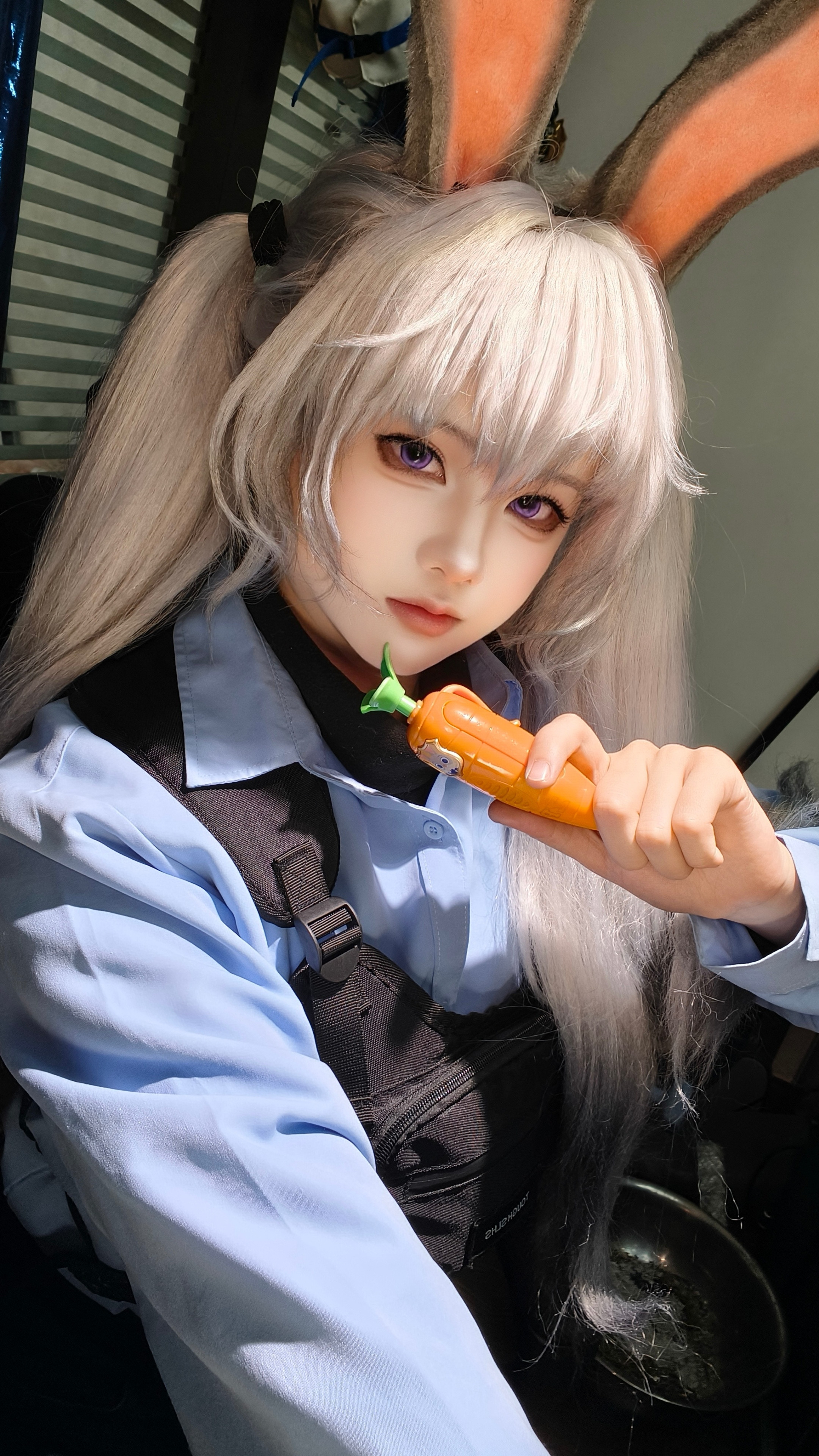 疯狂动物城COS｜朱迪“爱你，搭档。”cos朱迪疯狂动物城2电影推荐