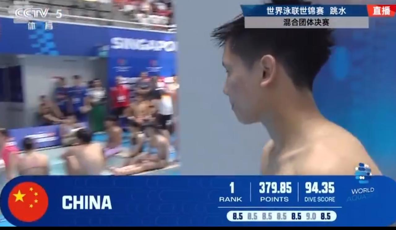 中国跳水首金进账！泳联世锦赛最新金牌榜：中国5金在刚刚结束的世界泳联世锦赛