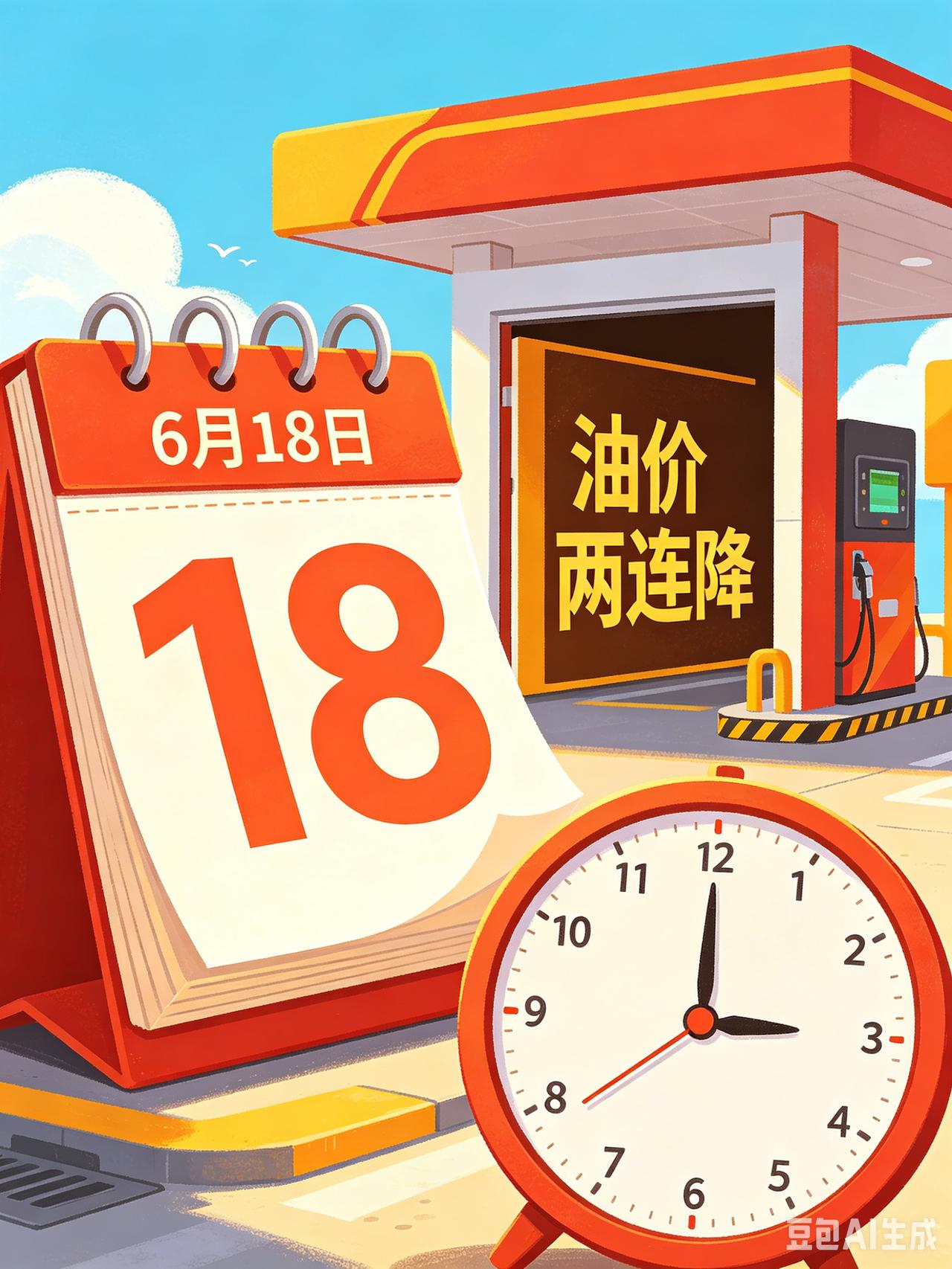 新一轮油价调整落地！年内首度实现连续降价国内成品油新一轮价格调整时间正式敲