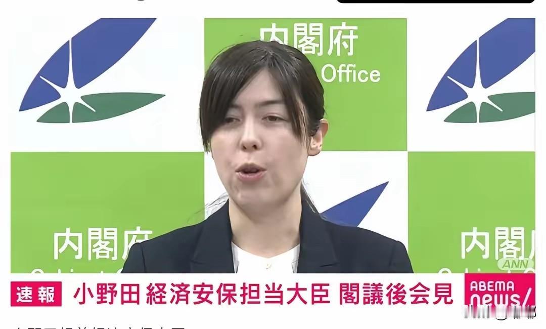 2月3日，在内阁会议结束之后，日本经济产业大臣小野田纪美接受采访，集中回应了日本