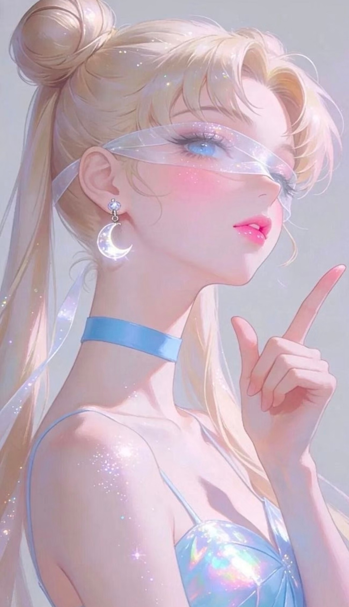 永远为月亮公主心动🌙美少女战士壁纸来啦✨月光、星光、玫瑰，满满的梦幻氛围感～冷