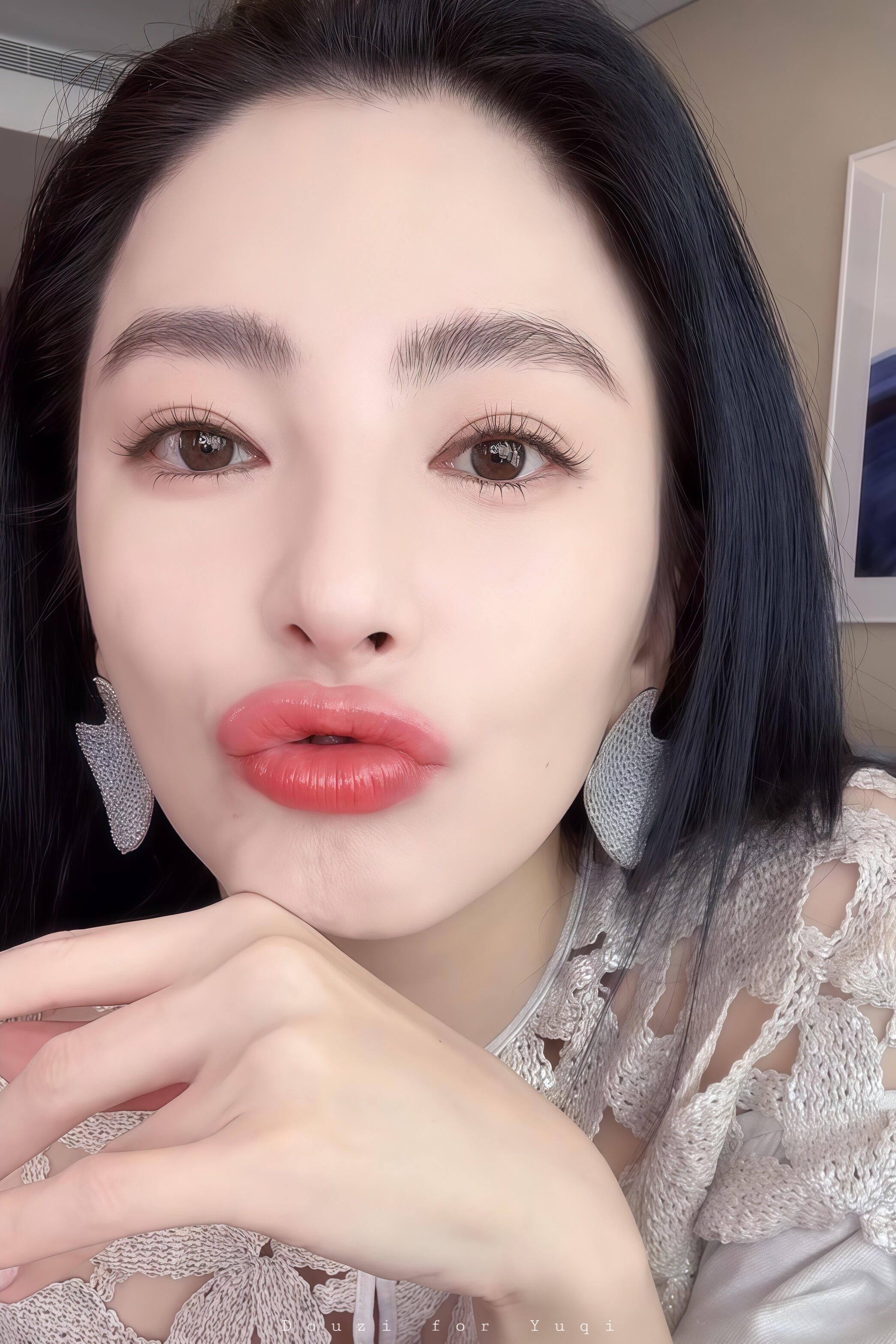 张雨绮x直播间截屏美图～每次都能打张雨绮直播发火