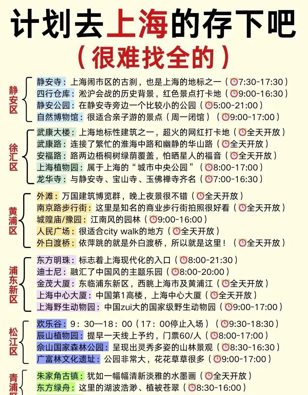 上海游玩攻略，打卡必去景点全指南[比心]