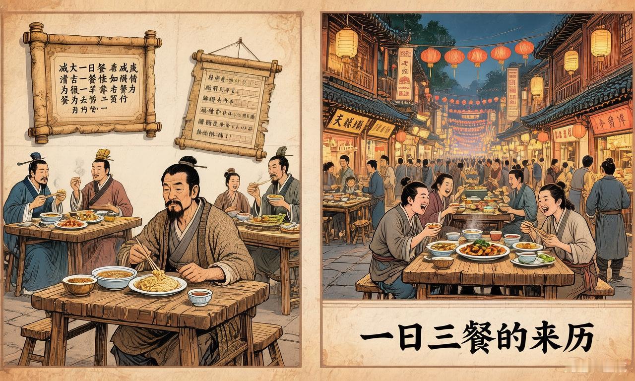 历史奇闻趣事（五）：惊！你习以为常的“一日三餐”，宋朝前竟是皇室特权！家人们