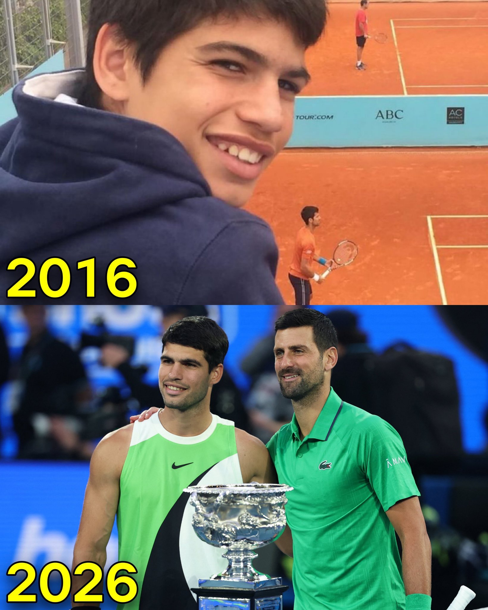 阿尔卡拉斯夺冠HalaMadrid阿卡这10年历程阿尔卡拉斯实现全满贯