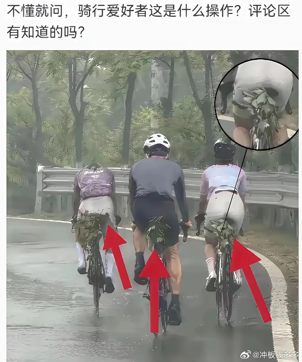 有人知道为什么要挂树叶吗？