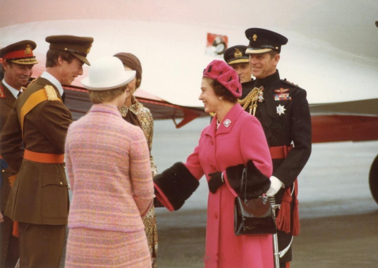 英国王室1976年11月8日，伊丽莎白二世女王和爱丁堡公爵菲利普亲王