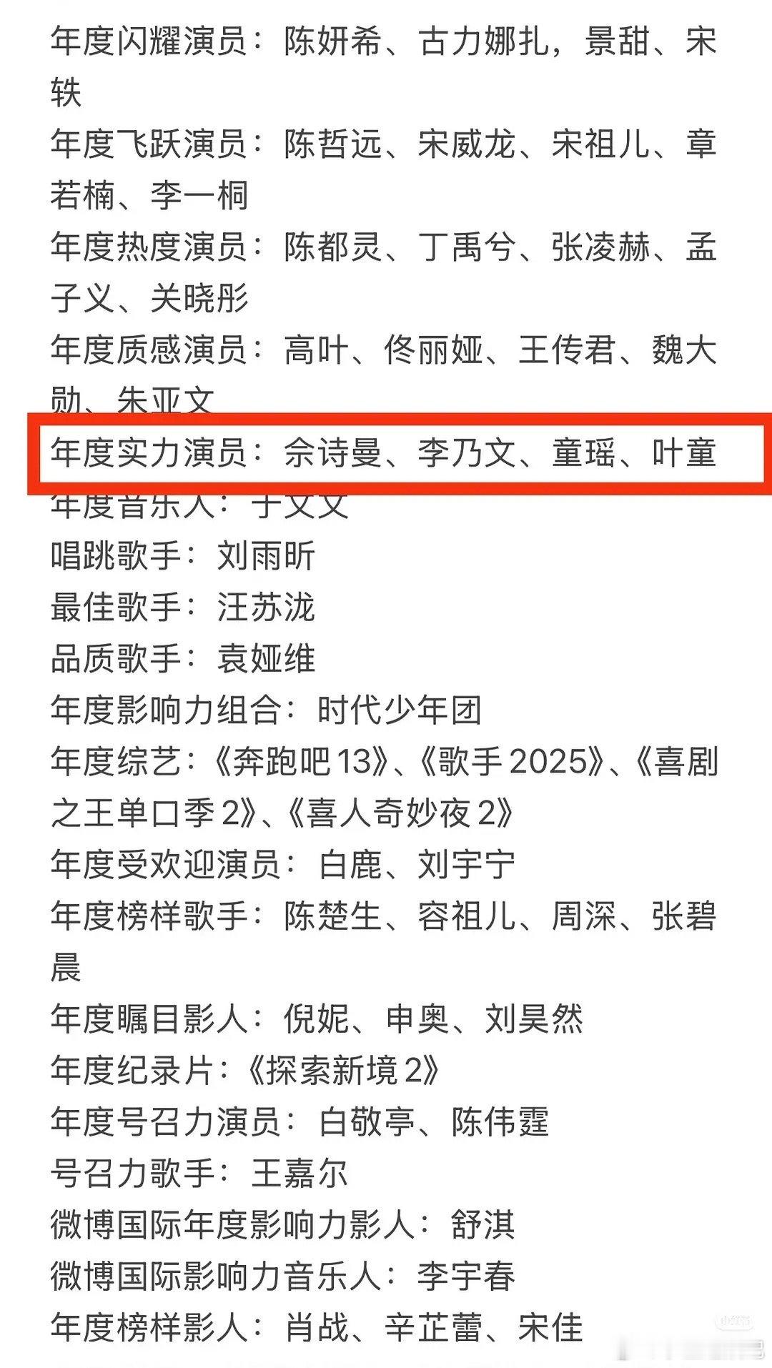 叶童现身微博之夜引热议！殿堂级前辈竟领这类奖项，网友：属实有点掉价了