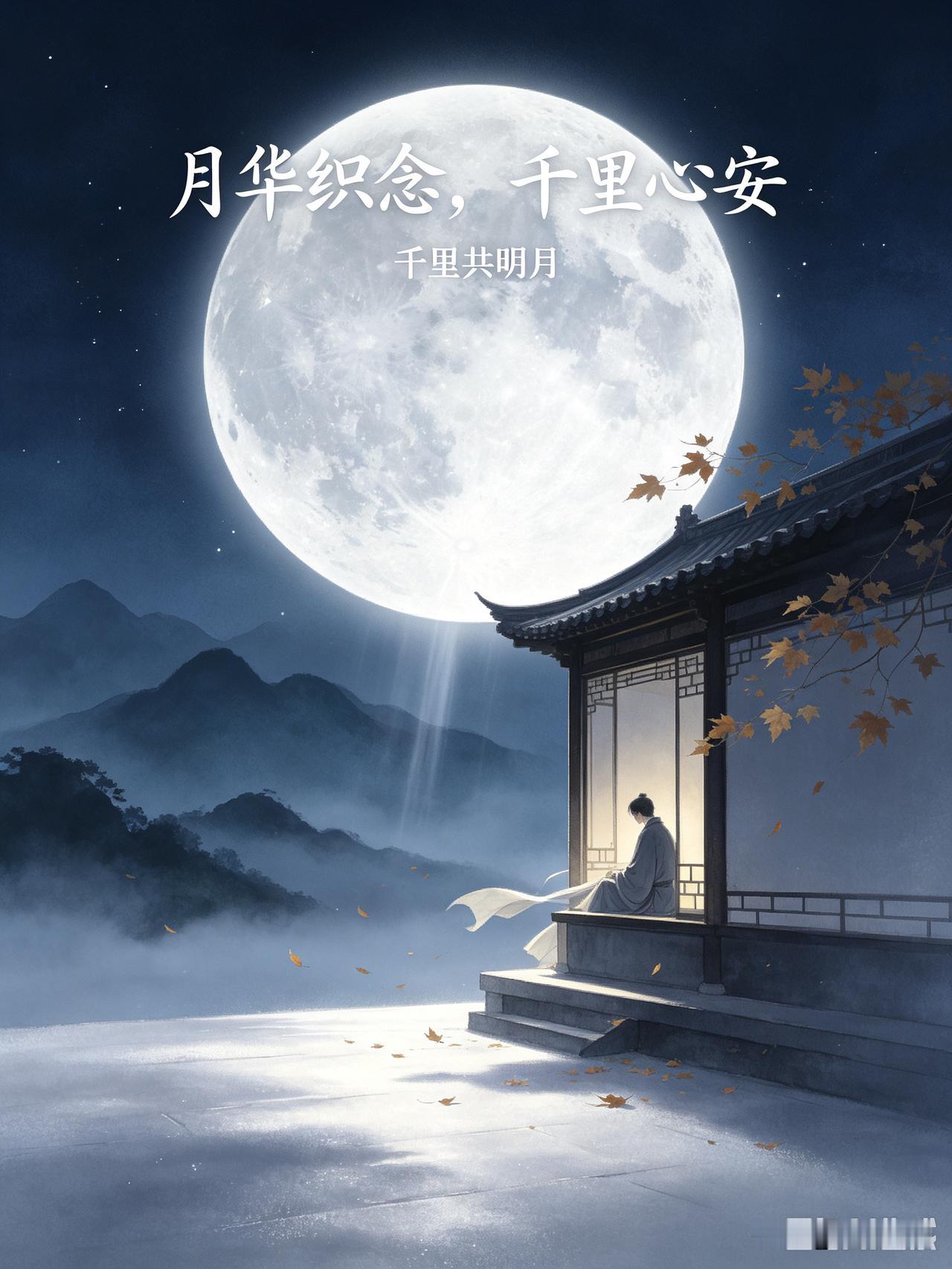 《月华织念，千里心安》相思太轻，轻如暮色里一缕游离的晚风。指尖堪堪触到几分