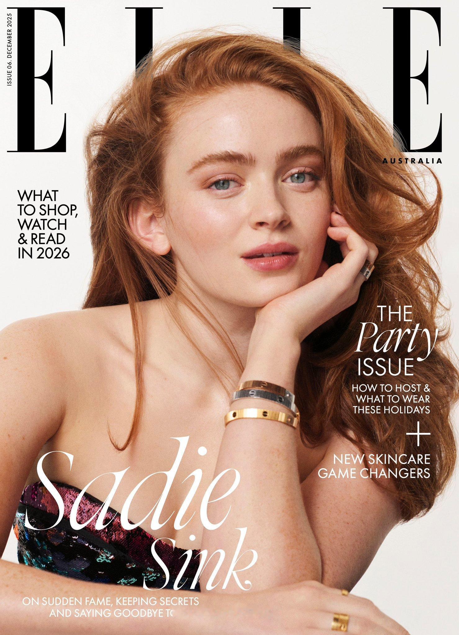 “Max”萨迪·辛克《ELLE》澳大利亚版写真释出