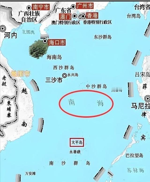 说句扎心的大实话，咱们在南海的“牌”，一开始烂到家了，人家手里是菲律宾的巴拉望岛