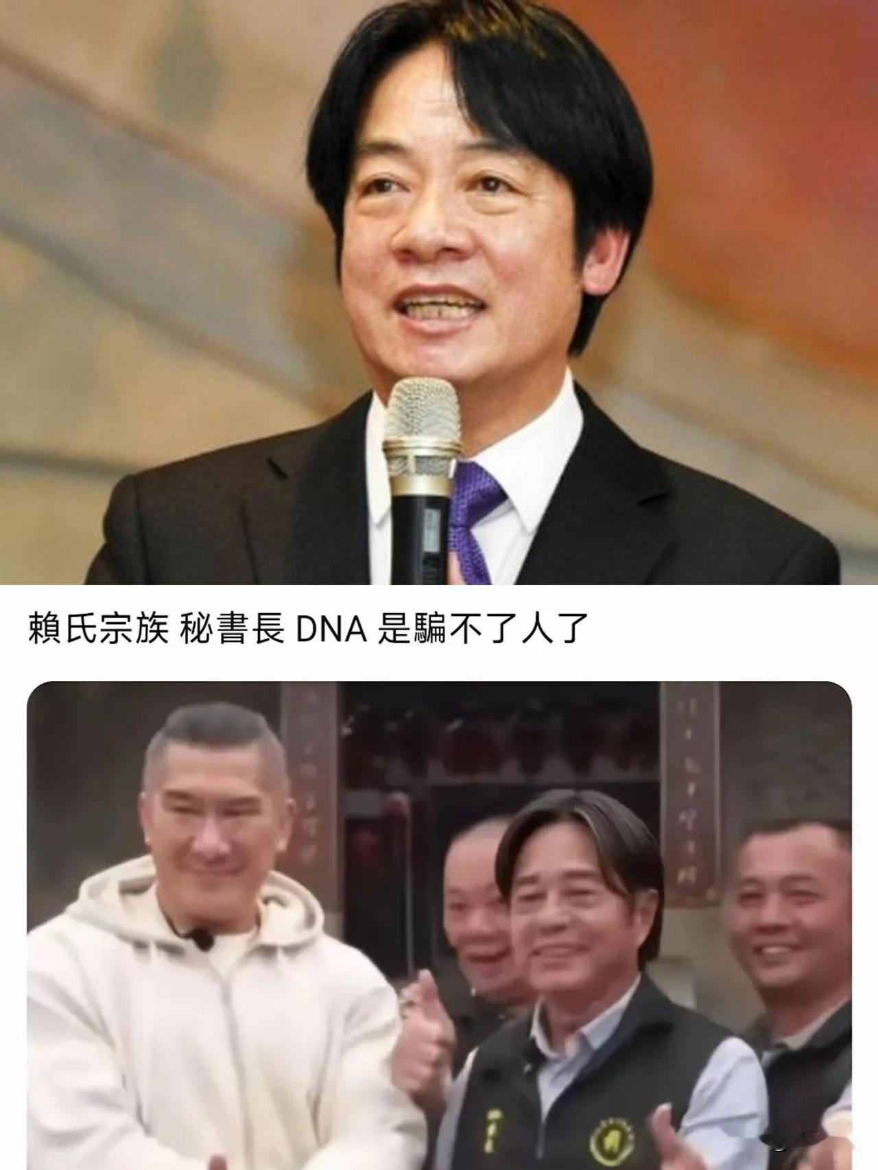 哇塞，这也太像了吧？有图有真相，这下赖清德赖不掉了，一看这照片，以为是馆长和赖