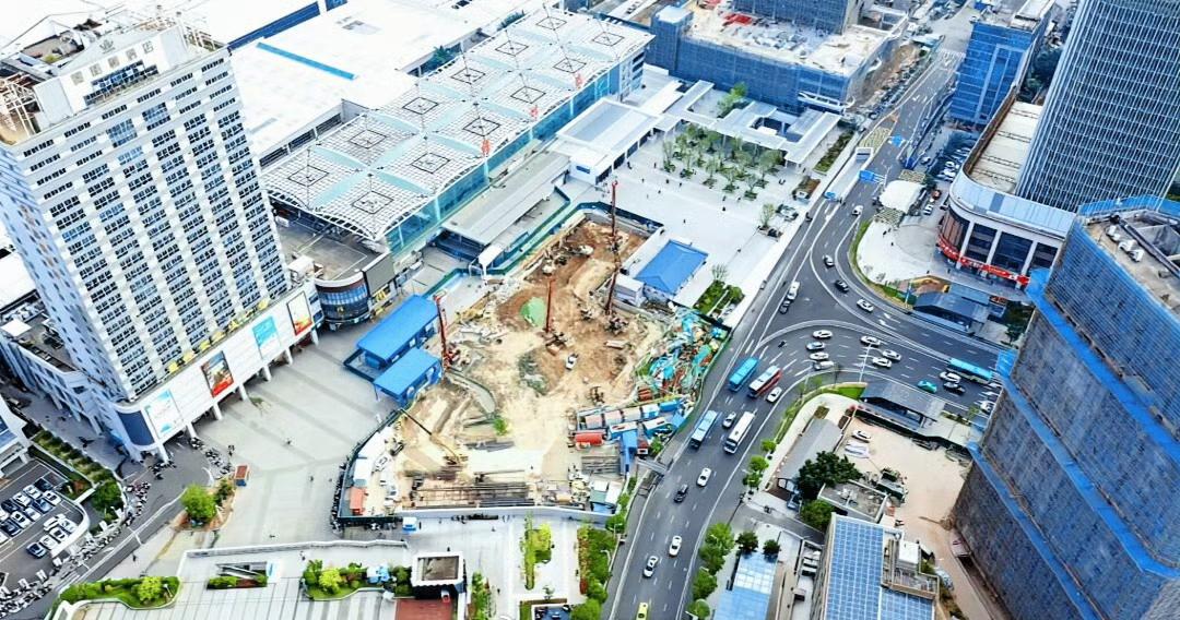 福州火车站地下交通枢纽二期工地​​​福州身边事