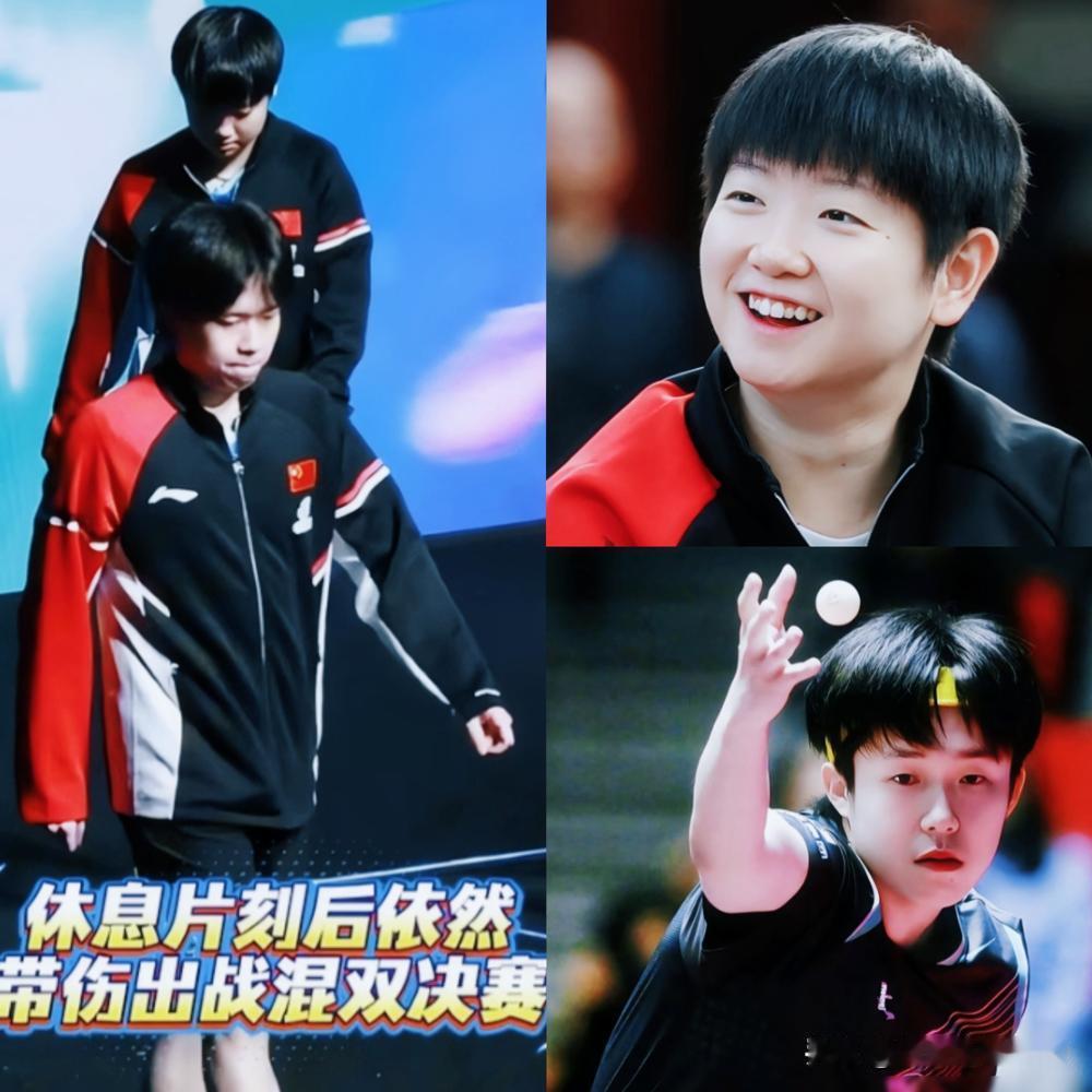 太意外了！你说这事神不神，一针见血，真硬气……莎莎在混双决赛中带伤上场，