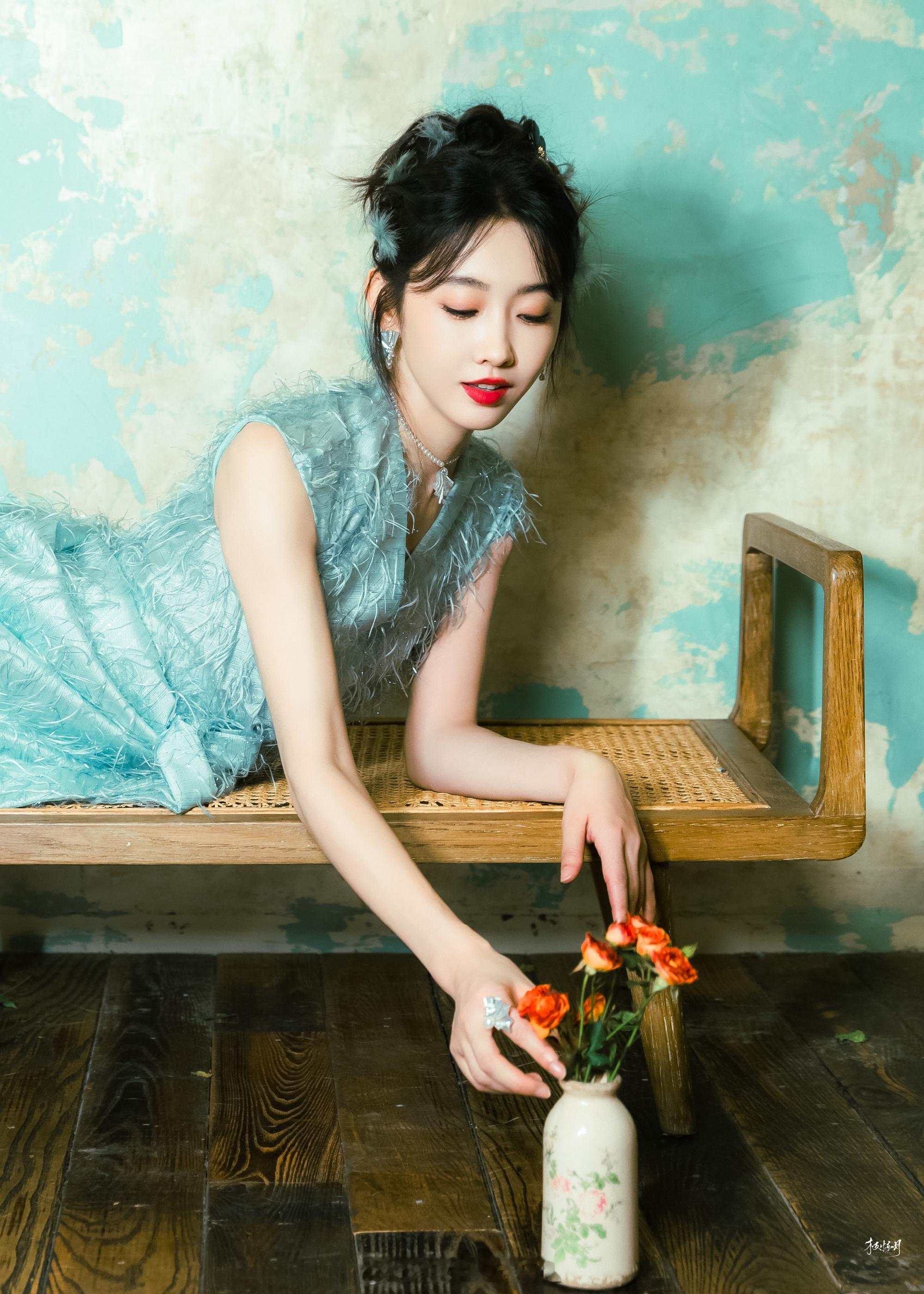 宣璐青花美人这色调好赞​​​