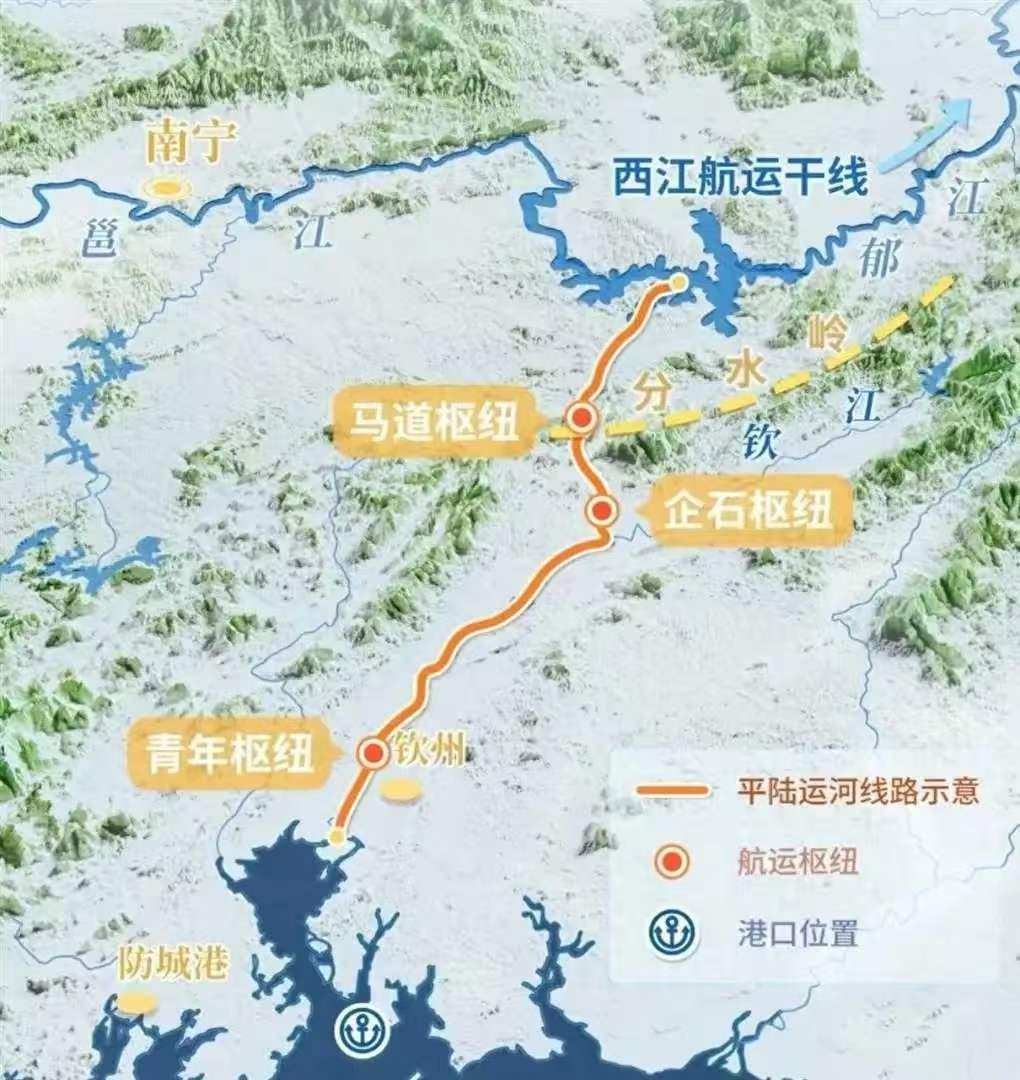 平陆运河今年9月就通航，西南出海不再绕道广东，究竟给广西带来了哪些巨变？平陆