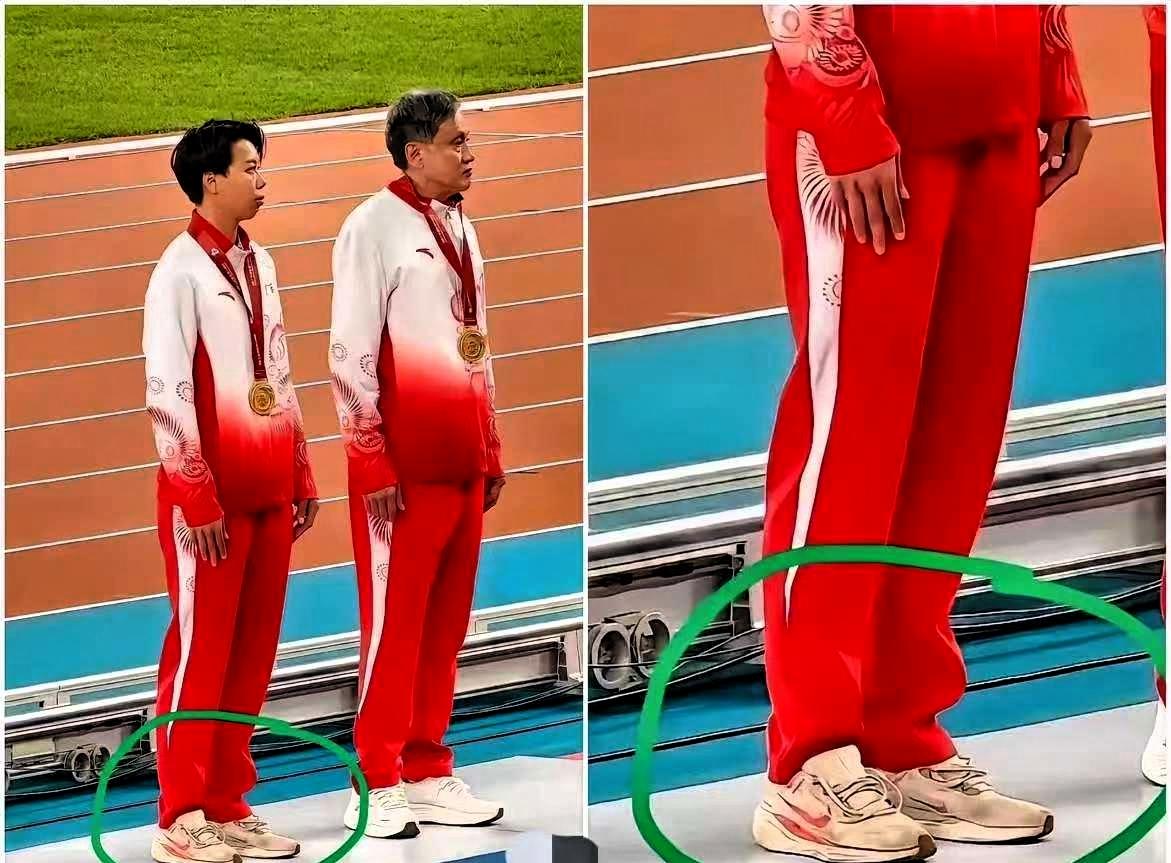 一战成名的刘景扬，背后最大的赢家出现了，怎么也没想到会是刘景扬站在领奖台时穿