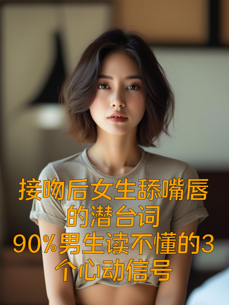 接吻后女生舔嘴唇的潜台词：90%男生读不懂的3个心动信号