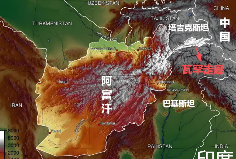 印度想和阿富汗好，背后有大阴谋重组文章：