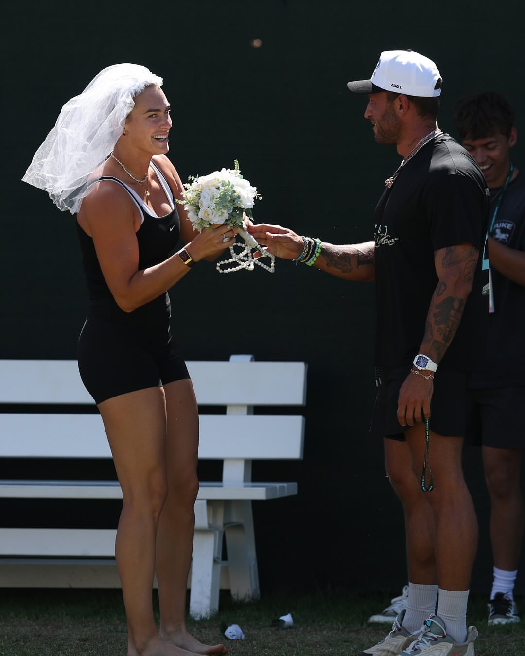 印第安维尔斯1000赛萨巴伦卡萨巴伦卡的未婚夫太会提供情绪价值了，训练结束直