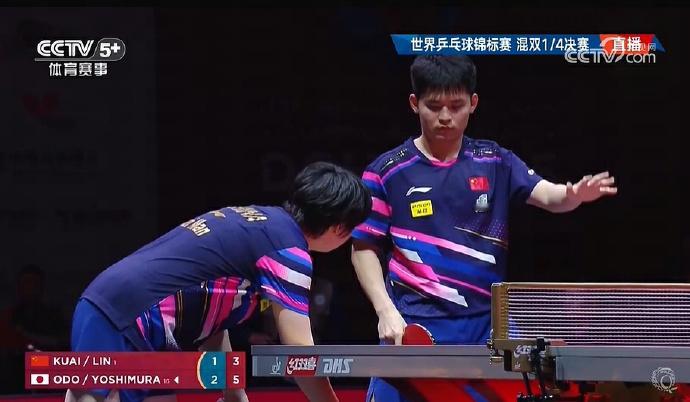 林诗栋蒯曼路还很长动漫组合1比3负于日本组合吉村真晴/大藤沙月，林诗栋蒯曼作为