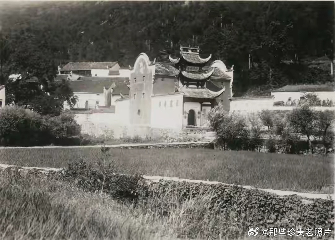 1929年日本人拍摄的九华山