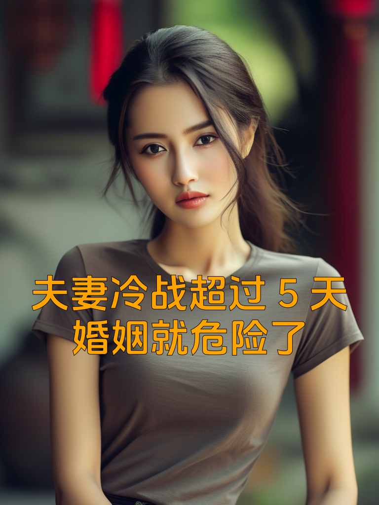 夫妻冷战超过5天，婚姻就危险了