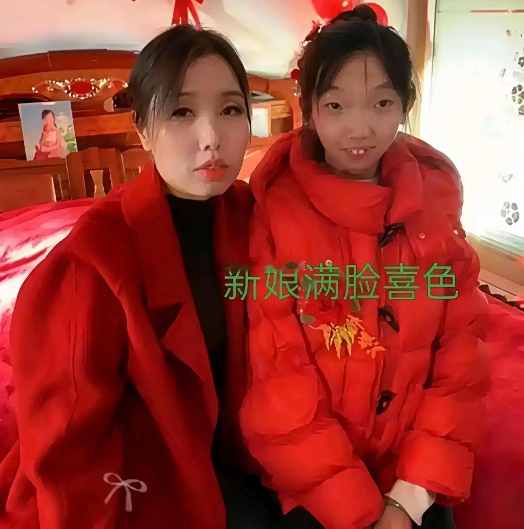 这新娘只是牙有问题去修一修再好好打扮一下看上去也算是正常人​​​