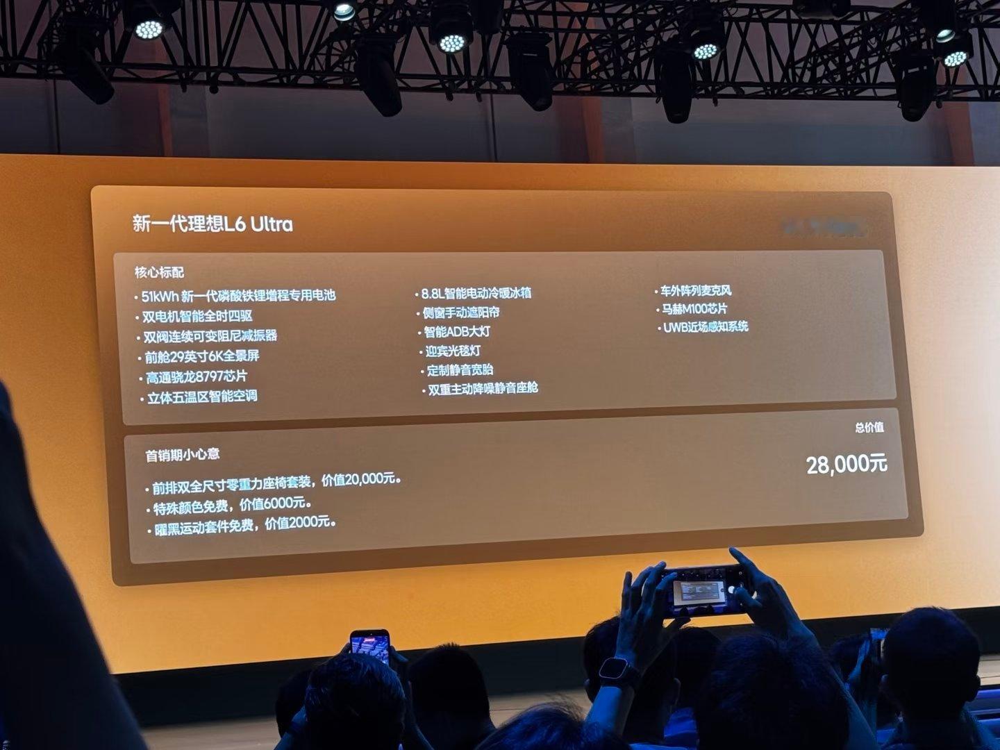 理想L6老车主又得抱着枕头哭了。全新一代理想L6Ultra售价249