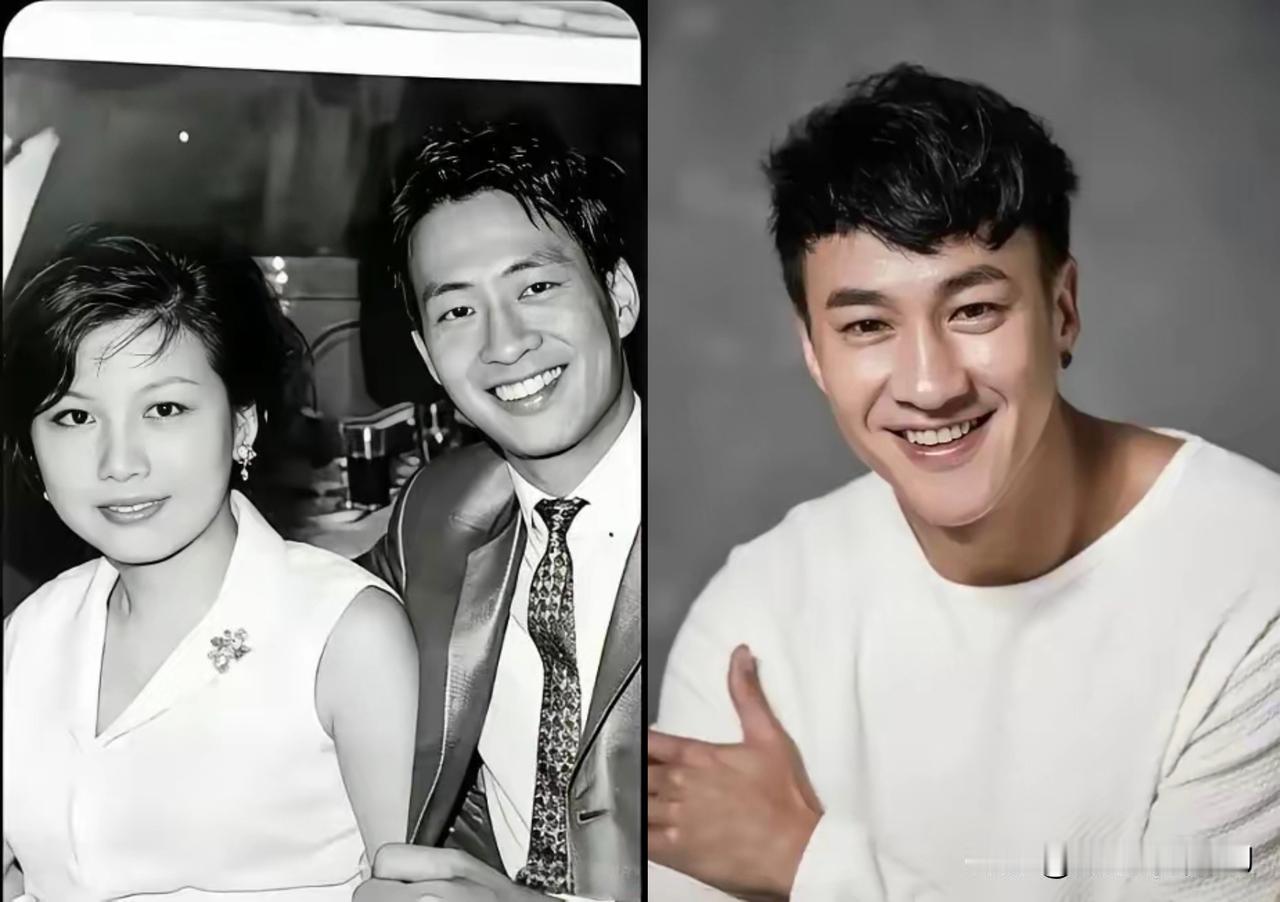 ​​​哇塞，何润东他爸这个基因表达太强大了，完全是复刻版长相，骨相、五官、眉眼