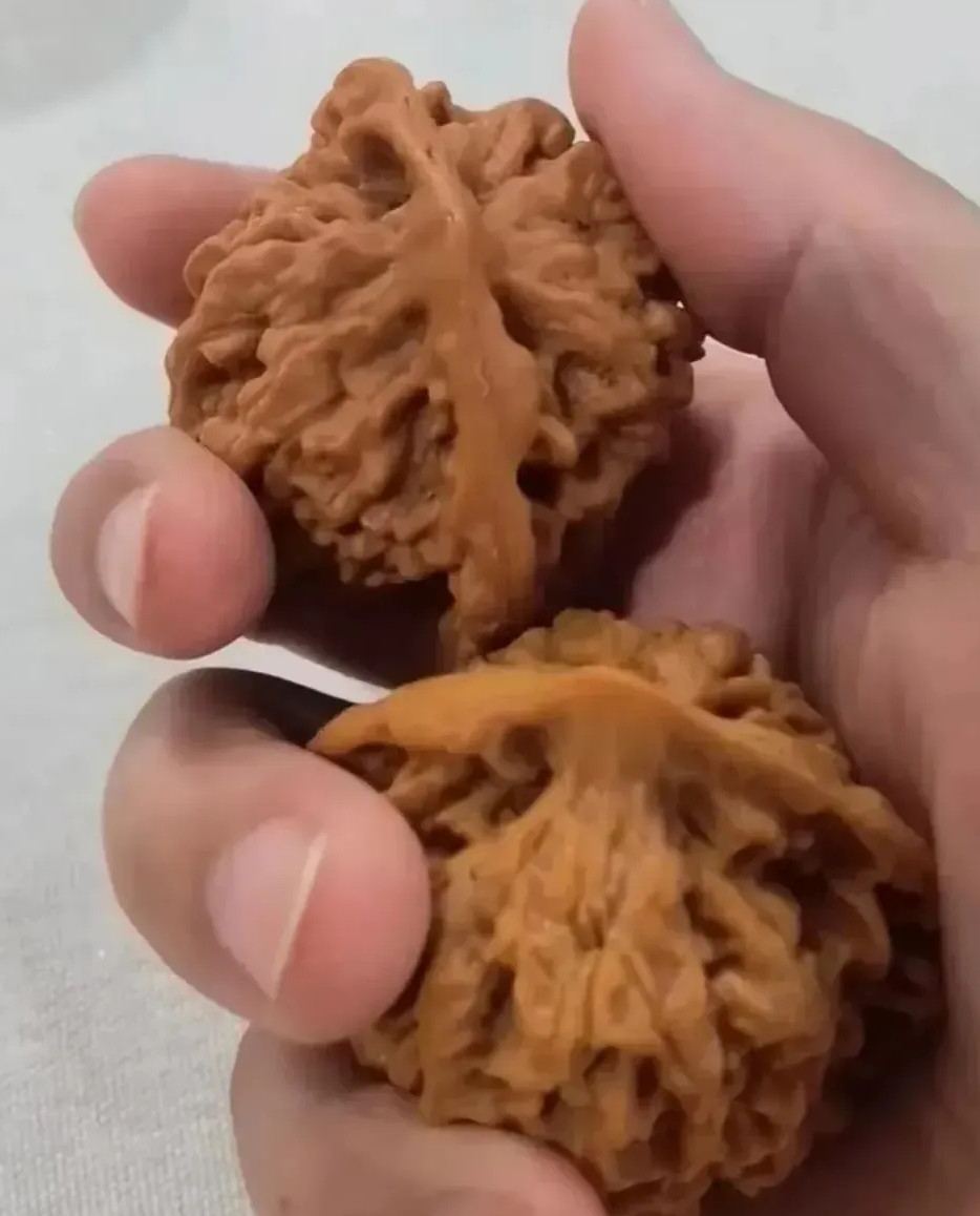 盘了6年的核桃，被我那败家子熊孩子砸开了，看到后瞬间傻眼了！