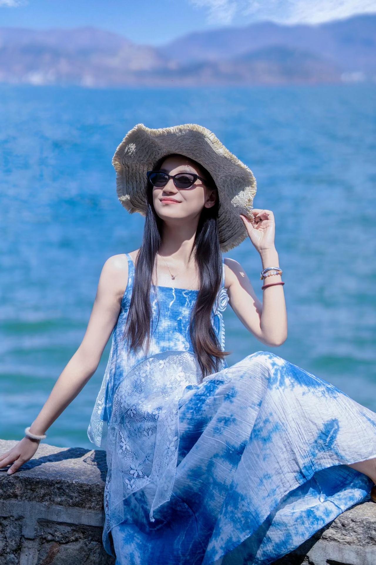 龙龛码头高级感穿搭洱海摄影约拍