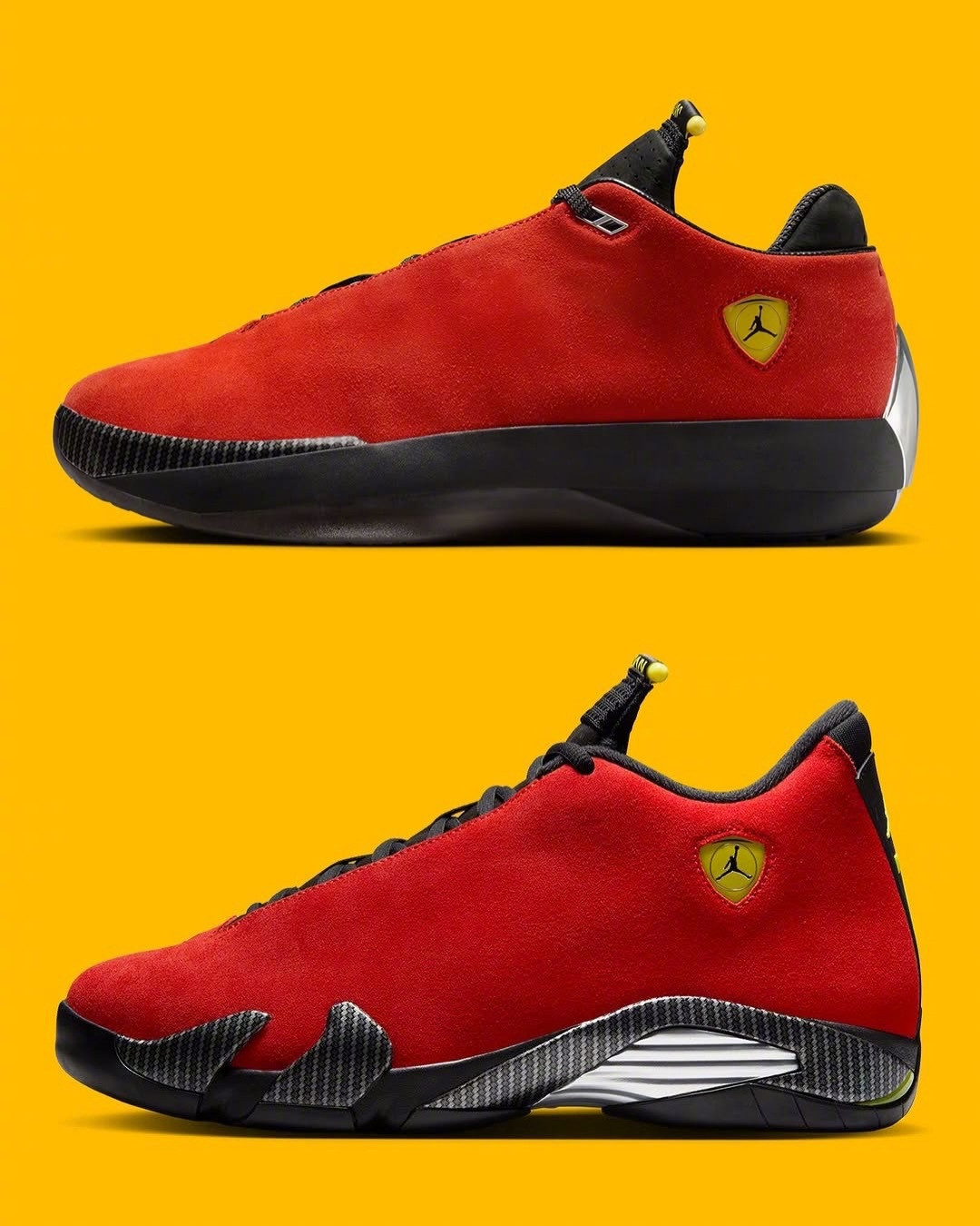 法拉利配色的AirJordan4014。AJ40是真的能玩出花来。