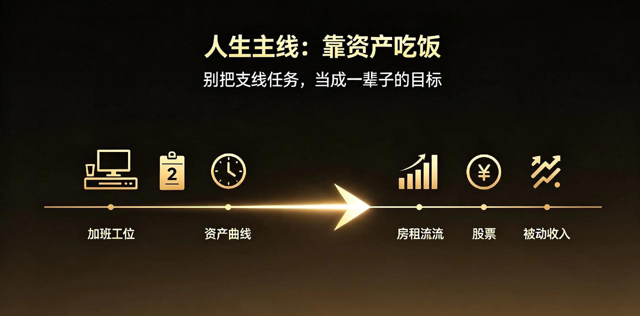 普通人一辈子唯一的主线任务，根本不是考个好大学、进个大厂、买套房。这些全是支
