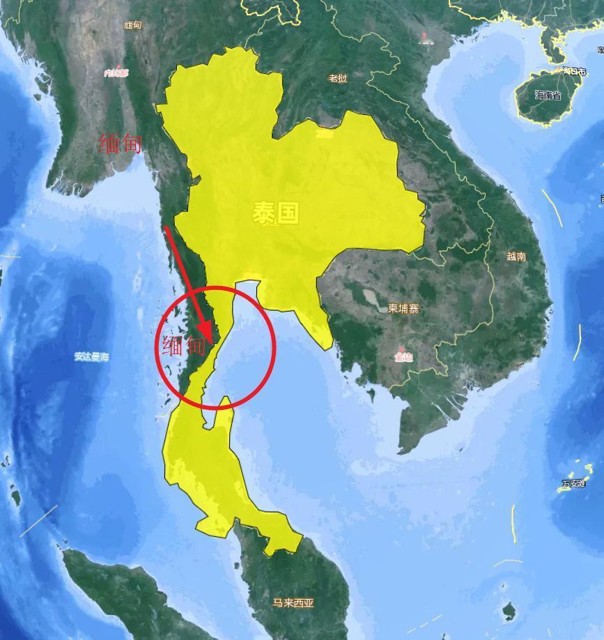 泰国地图上的那道“疤”，为何总在隐隐作痛？翻开东南亚地图才发现，泰国真憋屈，
